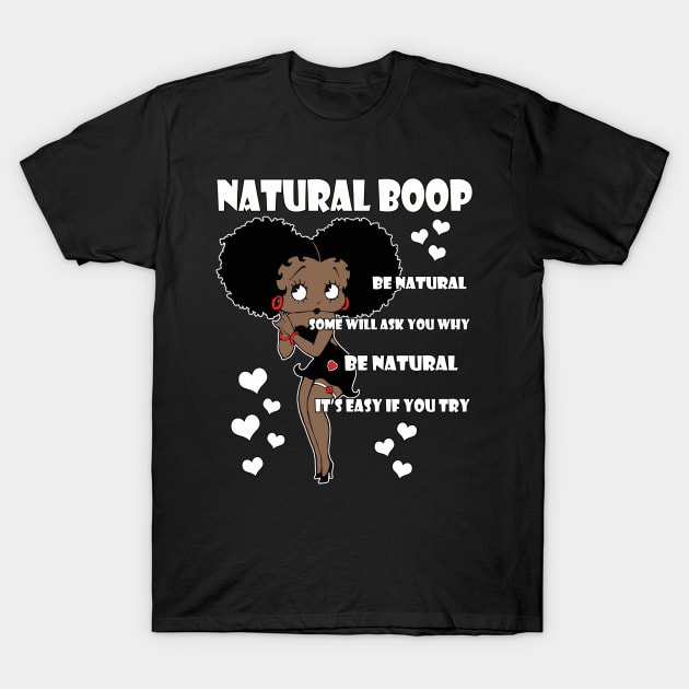 Natural Boop T-Shirt by MonkeyLogick